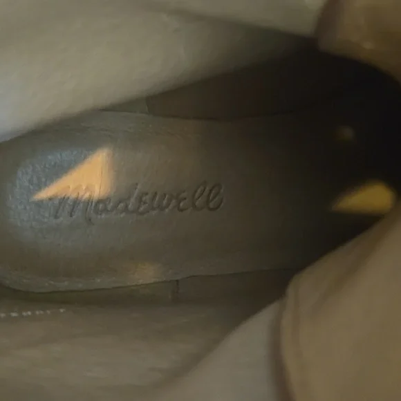 Madewell The Citywalk Lugsole Leather Lace-up Boot EUC - Picture 9 of 11